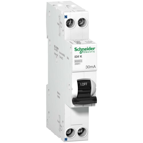 Дифференциальный автомат Systeme Electric (schneider Electric) SCHNEIDER ELECTRIC ACTI9 iDif K 6К (A9D63620) schneider electric acti9 idif k a9d63632