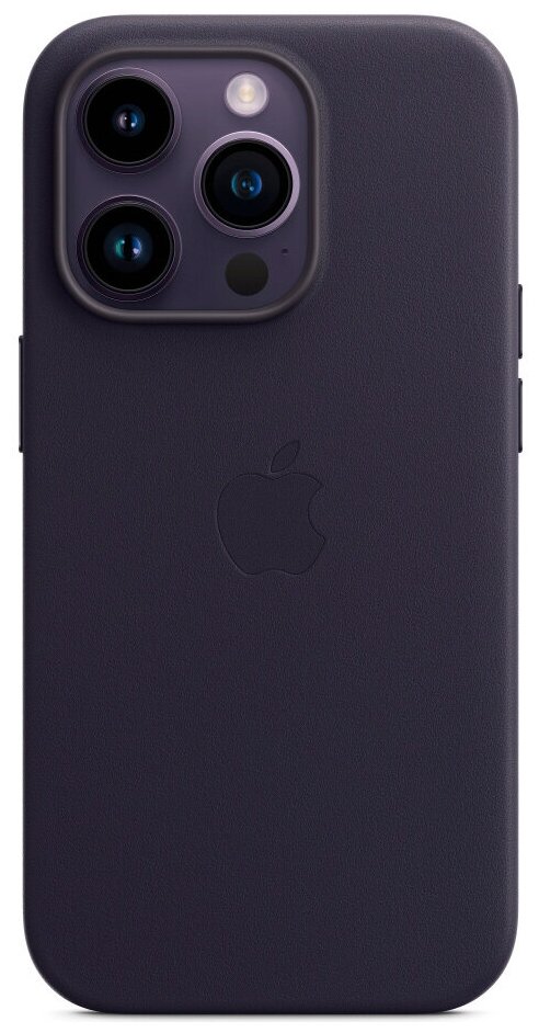 IPhone 14 Pro Leather Case with MagSafe - Ink