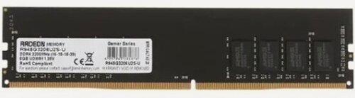 Изображение товара Оперативная память Amd DDR4 8Gb 3200MHz pc-25600 Radeon R9 Gamer Series CL16 (R948G3206U2S-U)