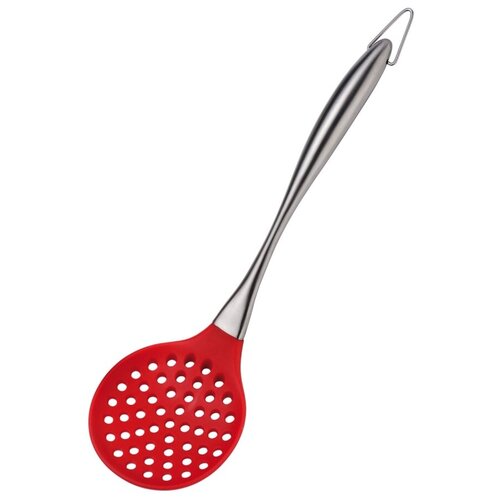Шумовка Bohmann 2600ВН, силикон и нержавеющая сталь  красный/нержавеющая сталь 22 см 1 шт. 8 см