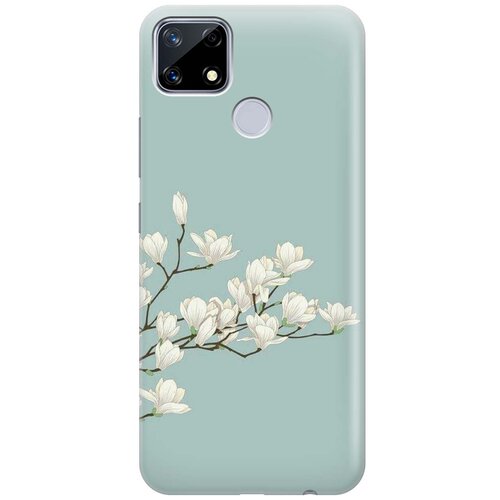 RE: PA Чехол - накладка ArtColor для realme 7i с принтом Сакура на голубом re pa чехол накладка artcolor для realme 6 с принтом сакура