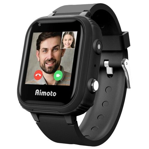 Cмарт часы детские с GPS трекером 4G с прослушкой Aimoto PRO Космос Черный 410000₽