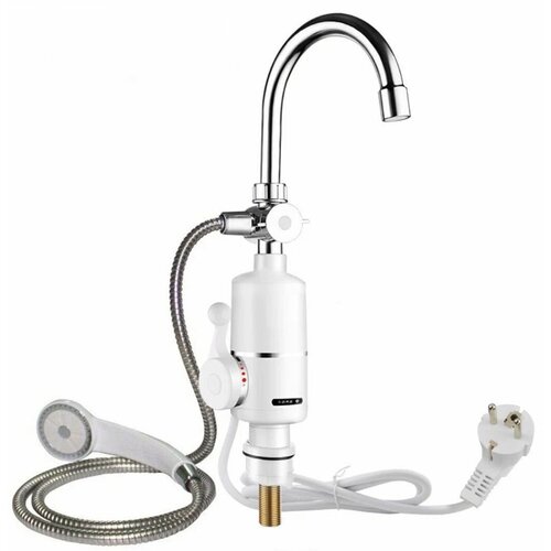 Кран водонагреватель проточный электрический / смеситель проточный водонагреватель EP-3 с душевой лейкой