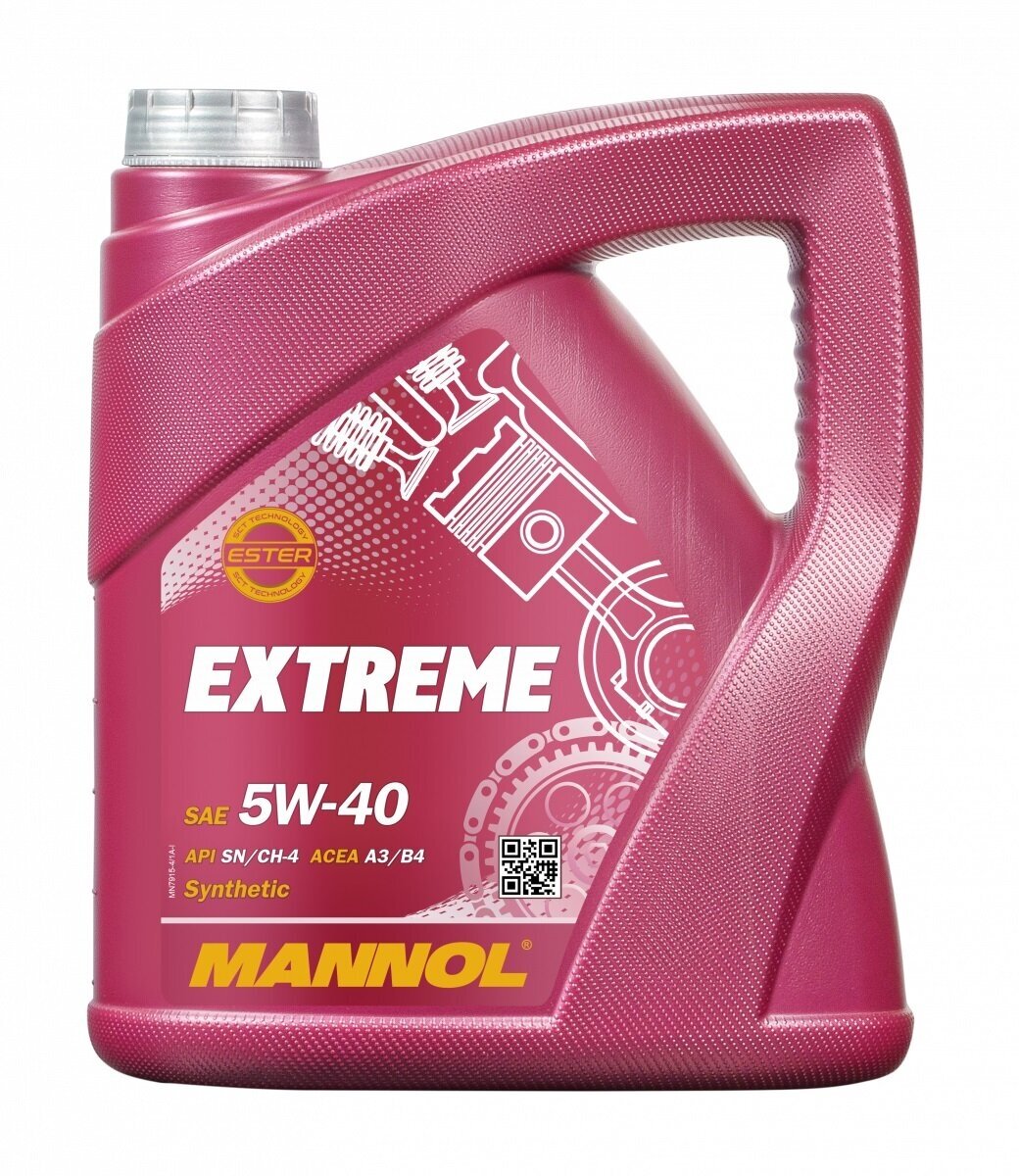 Моторное масло Mannol Extreme 5W40, 4л, синтетическое - фото №5