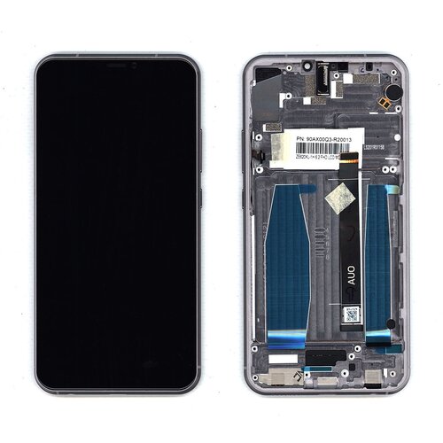 Дисплей для Asus ZenFone 5 ZE620KL в сборе с тачскрином и рамкой серебро