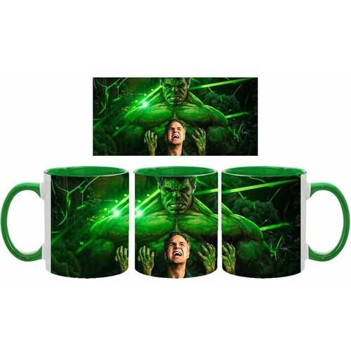 Тёмно-зелёная кружка: Мстители: Халк 1