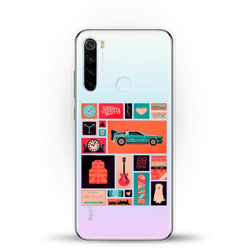 фото Силиконовый чехол back на xiaomi redmi note 8t andy & paul