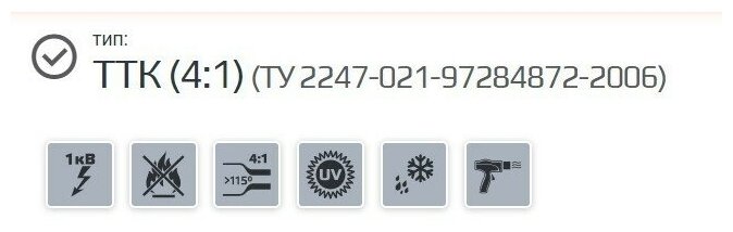 Трубка термоусадочная с клеевым слоем черная 16/4 мм 1м. ТТК (4:1). Клеевая для проводов, рыбалки - фотография № 6