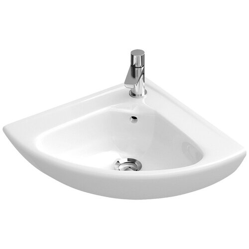 фото Раковина villeroy & boch o`novo 73274001 41 угловая, альпийский белый