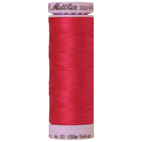 Нить для машинного квилтинга SILK-FINISH COTTON 50, 150 м 100% хлопок 1392 Currant ( 9105-1392 )