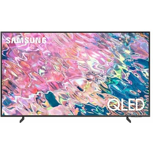 55 Телевизор Samsung QE55Q60BAU HDR, QLED, LED, черный