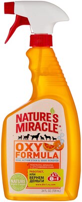 Спрей Nature's Miracle уничтожитель пятен и запахов от животных Orange-Oxy Formula