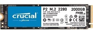 Жесткий диск SSD M.2 2Tb Crucial P2 (CT2000P2SSD8)