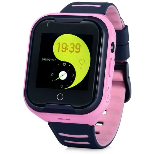 Детские смарт часы-телефон KT11 Wonlex с GPS видеозвонком камерой и 4G Водонепроницаемые Розовые Умные часы для детей Smart Baby Watch 649000₽