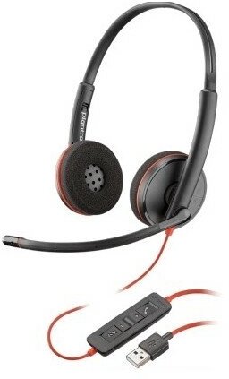 Компьютерная гарнитура Plantronics Blackwire C3220 черный (209745-201)