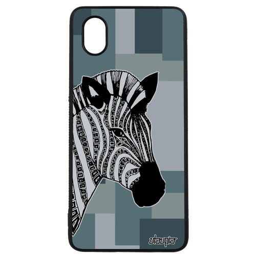 фото Чехол для телефона samsung galaxy a01, "зебра" horse полосатая utaupia