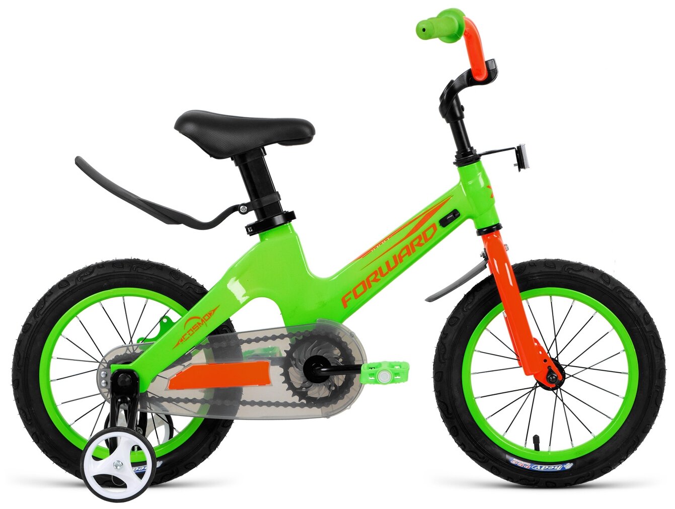 Детский велосипед FORWARD Cosmo 12 (2021) зеленый (требует финальной сборки)