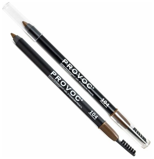 Provoc Карандаш для бровей Semi-Permanent Gel Eyebrow Pencil Waterproof, оттенок 104