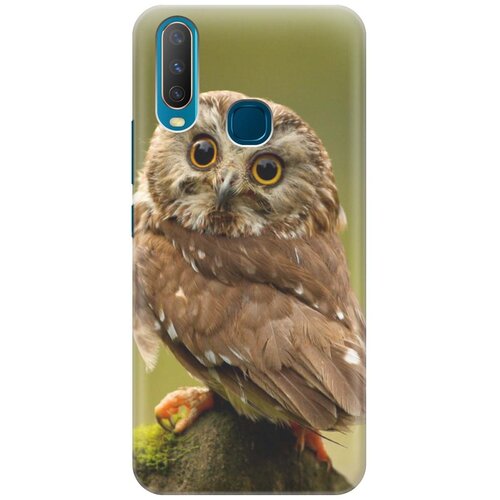 фото Cиликоновый чехол на vivo y17 / виво у17 с принтом "сова на дереве" gosso