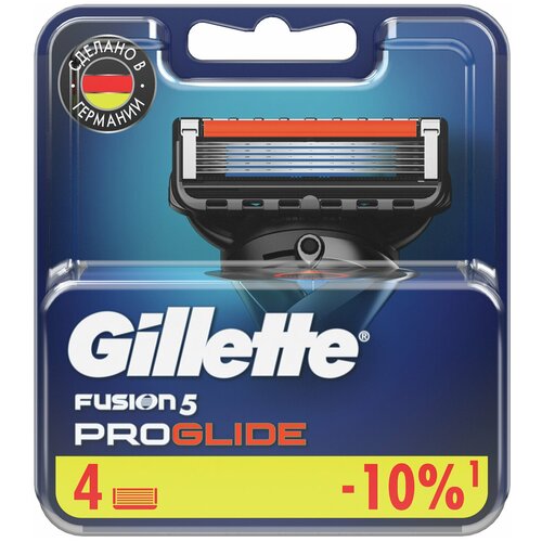 Сменные лезвия Gillette Сменные лезвия Gillette Fusion ProGlide 4 шт