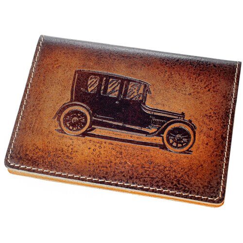 Обложка для автодокументов , коричневый