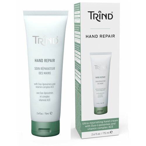 восстанавливающий крем для рук trind hand repair 75 мл Trind Крем для рук Восстанавливающий, 75 мл