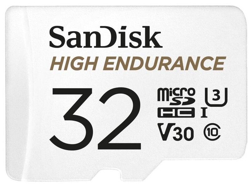 Карта памяти SanDisk High Endurance microSD Class 10 U3