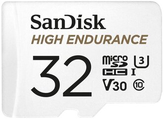 Карта памяти SanDisk SDSQQNR-032G-GN6IA 32 GB, чтение: 100 MB/s, запись: 40 MB/s, белый