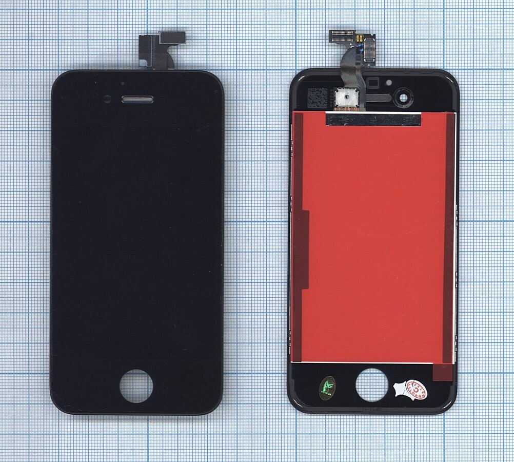 Дисплей (модуль) для Apple iPhone 4S в сборе с тачскрином черный