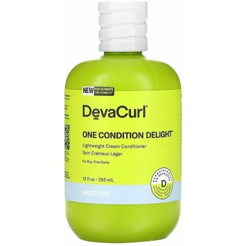 DevaCurl, One Condition Delight, легкий кондиционер, для сухих, тонких локонов, 355 мл