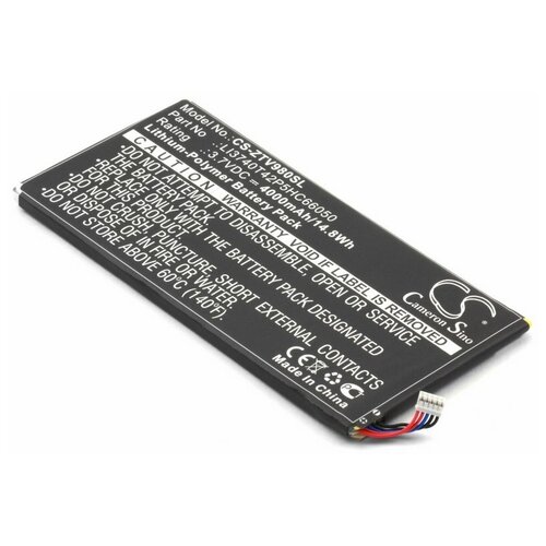фото Аккумулятор для zte t98, v9s light tab 3 (li3740t42p5hc66050) cameron sino
