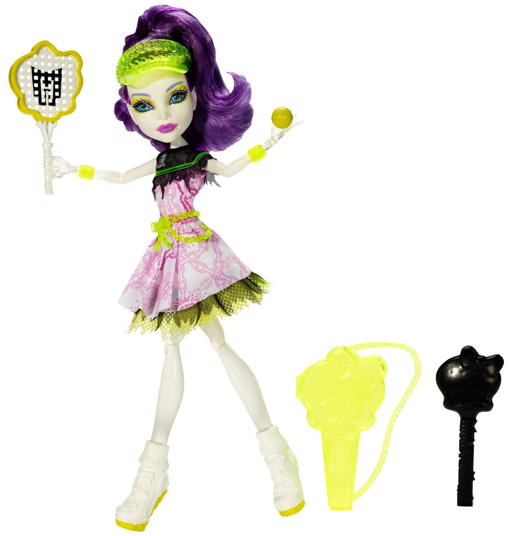 Monster High Mattel Кукла Спектра Вондергейст из коллекции Спортивные Монстры, Монстр Хай