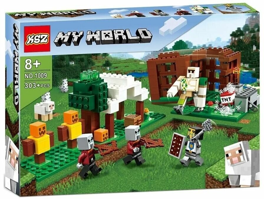 фото Конструктор Майнкрафт (Minecraft) / Аванпост разбойников (аналог 21159) / 303 дет.