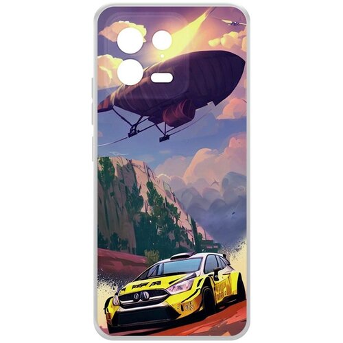 Чехол-накладка Krutoff Clear Case Гонка для Xiaomi 13