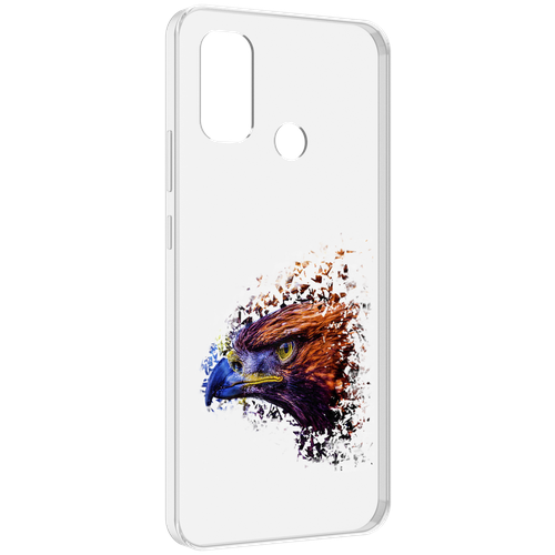 Чехол MyPads красочный орел для UleFone Note 10P / Note 10 задняя-панель-накладка-бампер