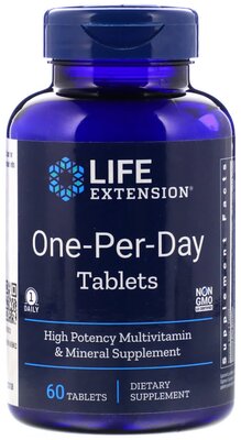 Капсулы Life Extension One-Per-Day Multivitamin, 300 мл, 60 шт.