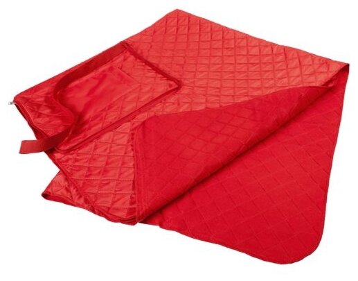 Плед для пикника Soft & Dry, темно-красный - фотография № 2