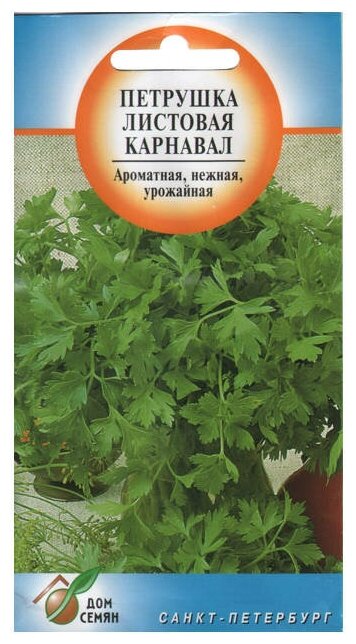 Семена Петрушка Карнавал 380шт для дачи сада огорода теплицы / рассады в домашних условиях