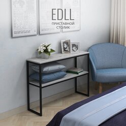 Тумба под телевизор EDLL Loft, светло-серый, туалетный столик, 100х75х30 см, Гростат