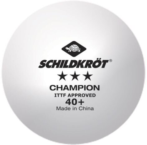 Мячи для настольного тенниса Donic Schildkrot Champion 3 - белые (120 штук)
