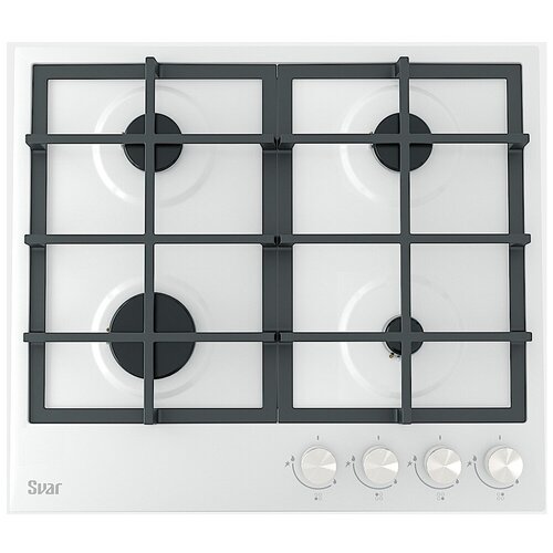 Газовая варочная панель SVAR TG4_750231F-082 S белый 1550000₽