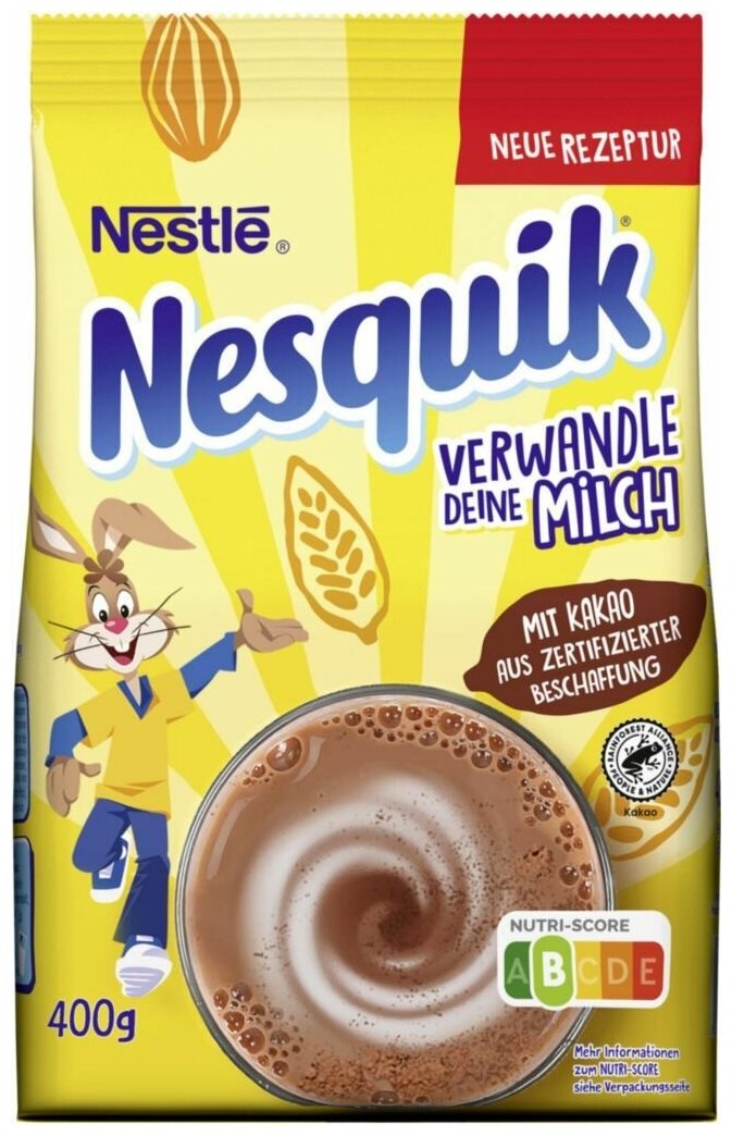 Какао-напиток быстрорастворимый Nesquik, 400 г (Германия)