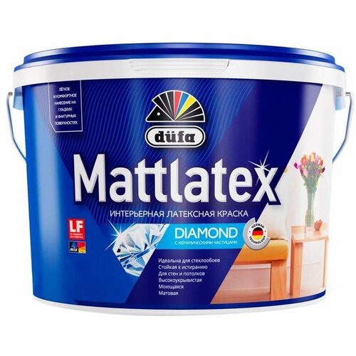 Краска ВД Dufa MATTLATEX RD100 0,9л краска вд поли р mattlatex 3 5 кг м у