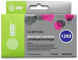 Cartridge ink Cactus CS-EPT1293 magenta (10ml) for Epson B42/BX305/BX305F/BX320/BX525/BX625/SX420/SX