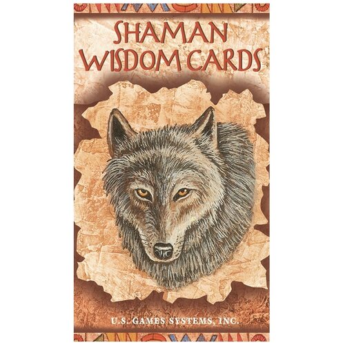 гадальные карты u s games systems таро shaman wisdom cards 65 карт коричневый оранжевый 277 Гадальные карты U.S. Games Systems Таро Shaman Wisdom Cards, 65 карт, коричневый/оранжевый, 277