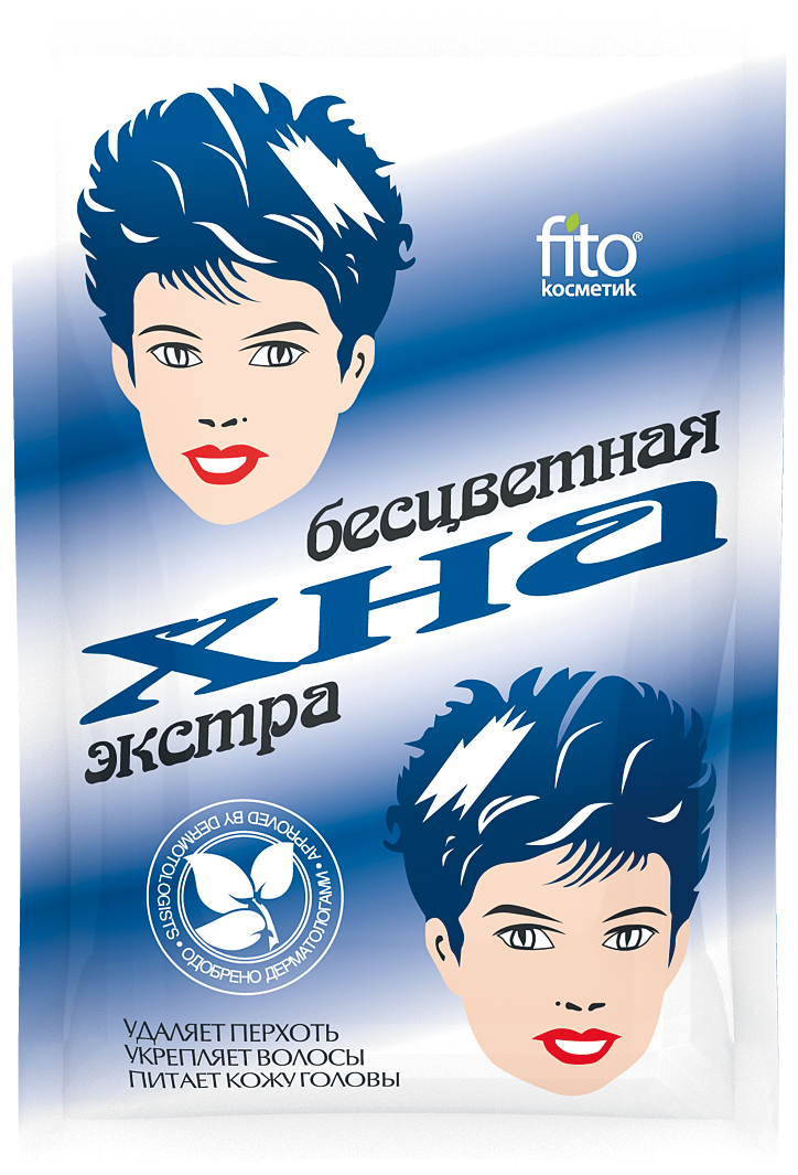 Fito косметик Хна бесцветная натуральная иранская для волос и кожи головы, в бумажной упаковке, бесцветный, 25 мл, 25 г