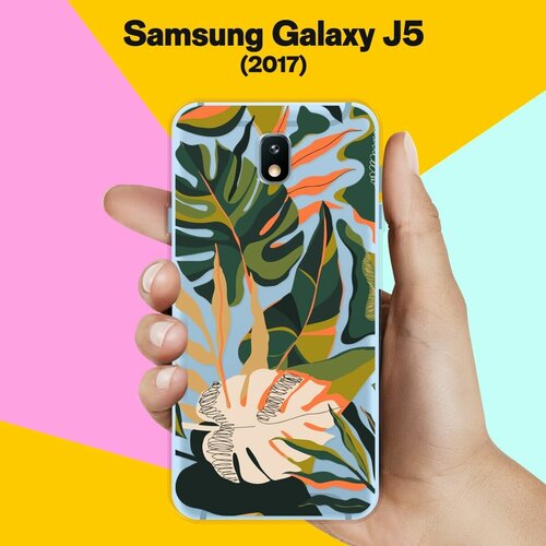 Силиконовый чехол на Samsung Galaxy J5 (2017) Растения / для Самсунг Галакси Джей 5 2017