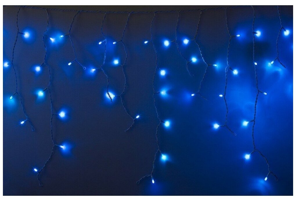 Гирлянды Neon-Night Айсикл 4.8x0.6m 176 LED Blue 255-136