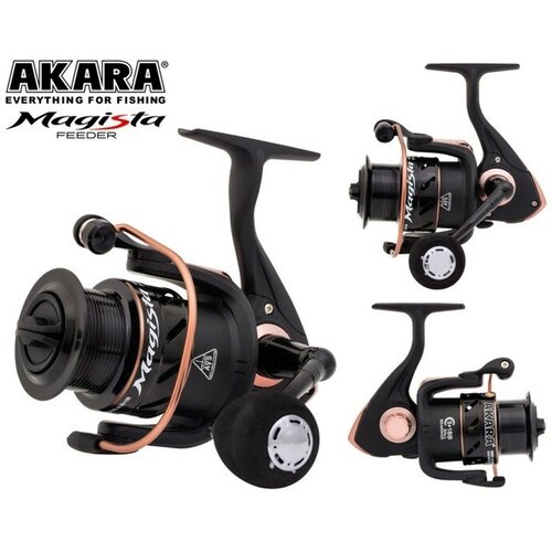 Катушка Akara Magista Feeder 4000, 5+1 подшипник, 5.1:1 akara катушка akara white diamond 1000 4 1 подшипник 5 1 1