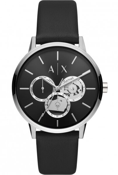 Наручные часы Armani Exchange Cayde AX2745, черный, серебряный